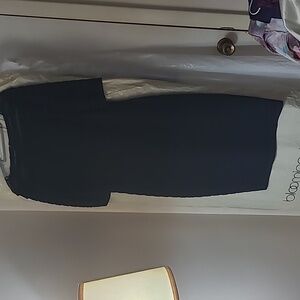 Adrianna Papell Navy Blue Banded Dress Size 12